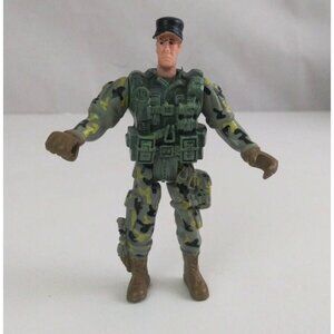 Vintage Chap Mei Army Commander Captain 3.75" Action Figure